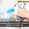 NEET UG Counselling 2025 Round 3: MCC Extends Choice Filling Deadline till October 18