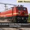 RRB NTPC Graduate Answer Key 2025 Released for CBT 2: Download Now
