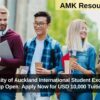 University of Auckland International Student Excellence Scholarship Open: Apply Now for USD 10,000 Tuition Support