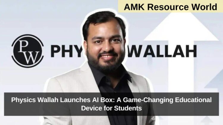 Physics Wallah Launches AI Box: A Game-Changing Educational Device for Students
