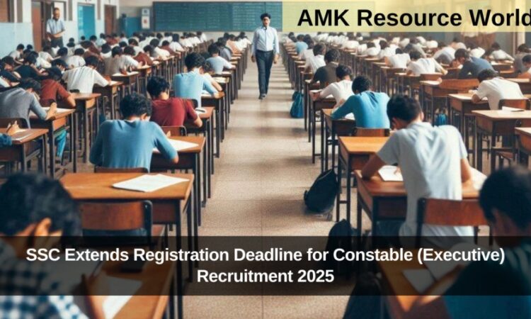 SSC Extends Registration Deadline for Constable (Executive) Recruitment 2025