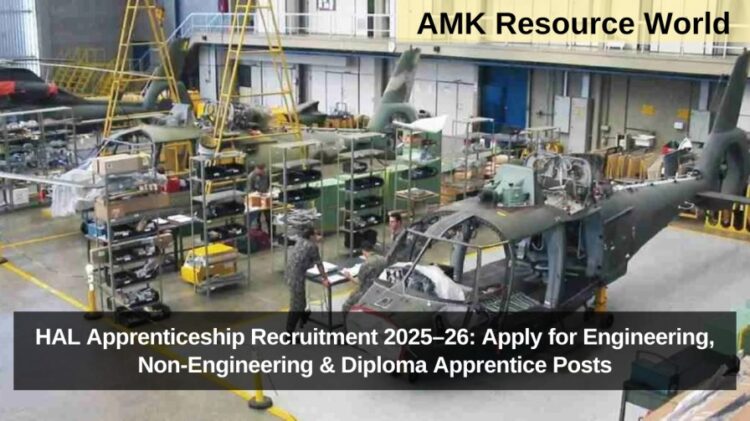 HAL Apprenticeship Recruitment 2025–26: Apply for Engineering, Non-Engineering & Diploma Apprentice Posts