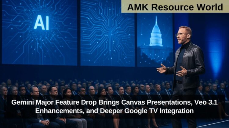 Gemini Major Feature Drop Brings Canvas Presentations, Veo 3.1 Enhancements, and Deeper Google TV Integration