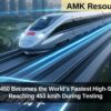 China’s CR450 Becomes the World’s Fastest High-Speed Train, Reaching 453 km/h During Testing