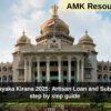 Karnataka Kayaka Kirana 2025: Artisan Loan and Subsidy Scheme step by step guide
