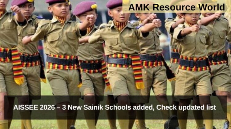 AISSEE 2026 – 3 New Sainik Schools added, Check updated list here