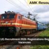 RRB NTPC UG Recruitment 2026: Registrations Begin for 3,058 Vacancies