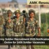 Territorial Army Soldier Recruitment 2025 Notification Out: Apply Online for 1426 Soldier Vacancies