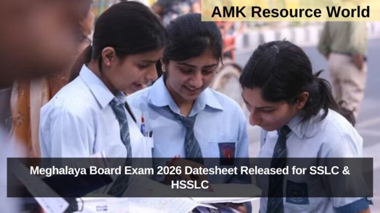Meghalaya Board Exam 2026 Datesheet Released for SSLC & HSSLC
