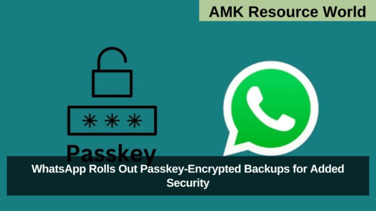 WhatsApp passkey encryption feature interface