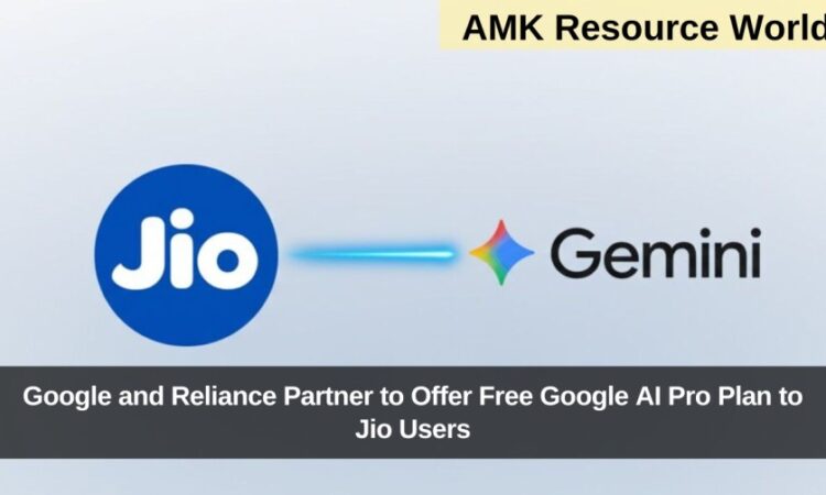 Google and Reliance partnership announcement for free AI Pro plan to Jio users in India