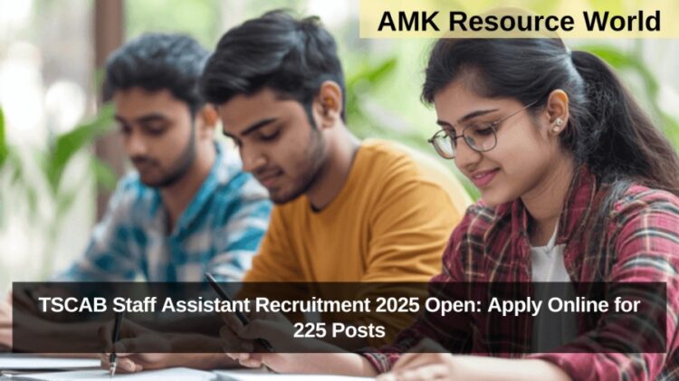 TSCAB Staff Assistant Recruitment 2025 Notification
