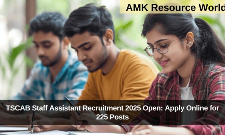 TSCAB Staff Assistant Recruitment 2025 Notification