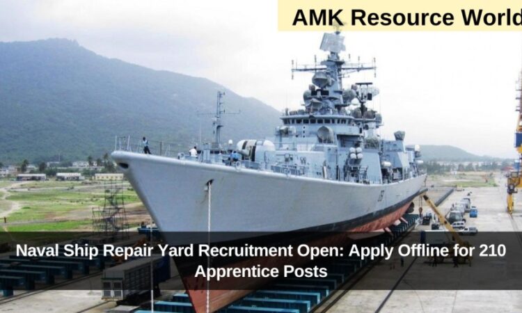 Naval Ship Repair Yard Apprentice Recruitment 2025 Notification