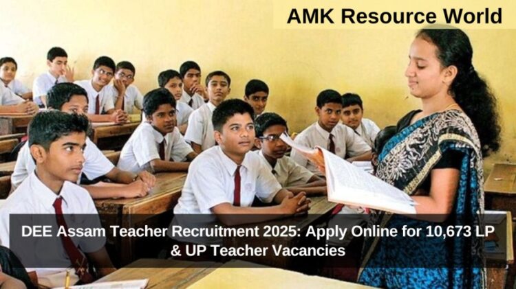 DEE Assam Teacher Recruitment 2025 Notification