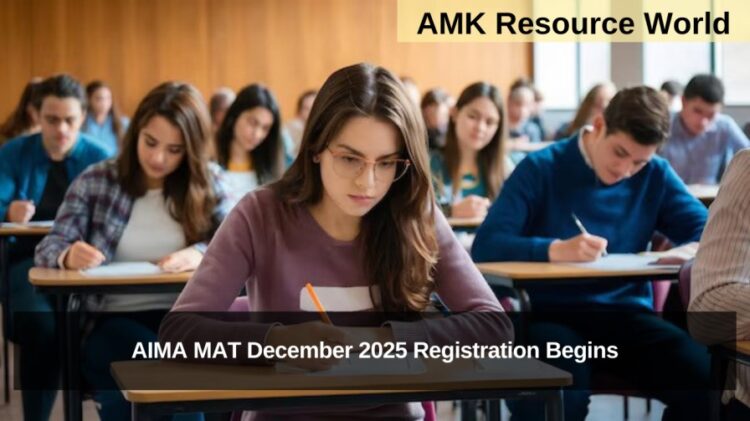 AIMA MAT December 2025 Registration Portal Screenshot