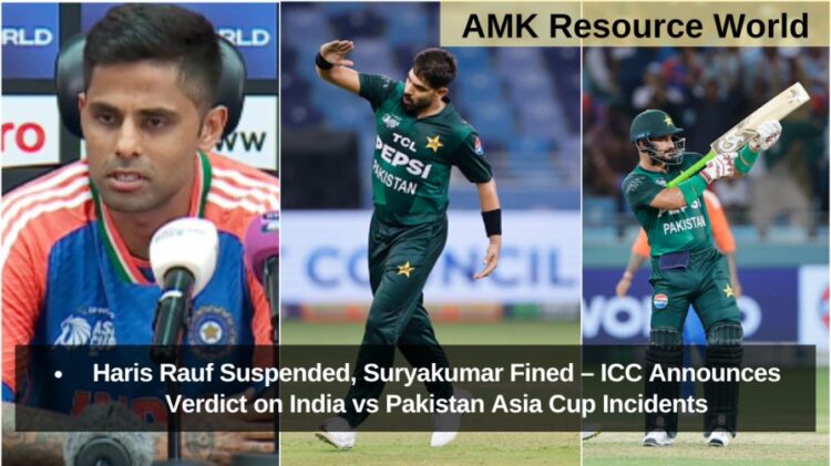 ICC disciplinary hearing Asia Cup 2025