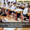 KSEAB SSLC Final Time Table 2026 Released: Download Exam 1 & Exam 2 Schedule