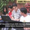 NTA UGC NET December Exam 2025 Advisory Released – Apply Online Before November 7