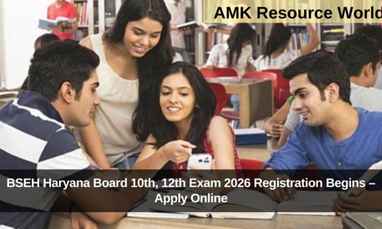 BSEH Haryana Board 10th, 12th Exam 2026 Registration Begins – Apply Online