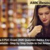 Karnataka II PUC Exam 2026 Question Banks Key Answers Available - Step by Step Guide to Get Answers