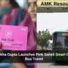 Delhi CM Rekha Gupta Launches Pink Saheli Smart Card for Free Bus Travel