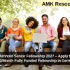 Georg Arnhold Senior Fellowship 2027 – Apply for EUR 3,300/Month Fully Funded Fellowship in Germany