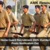 Jharkhand Home Guard Recruitment 2025: Dumka District 737 Posts Notification Out