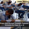 UP Board Exam 2026 Revised Timetable Released – Updated Schedule for Class 10 & 12