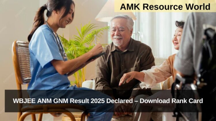 WBJEE ANM GNM Result 2025 Declared – Download Rank Card