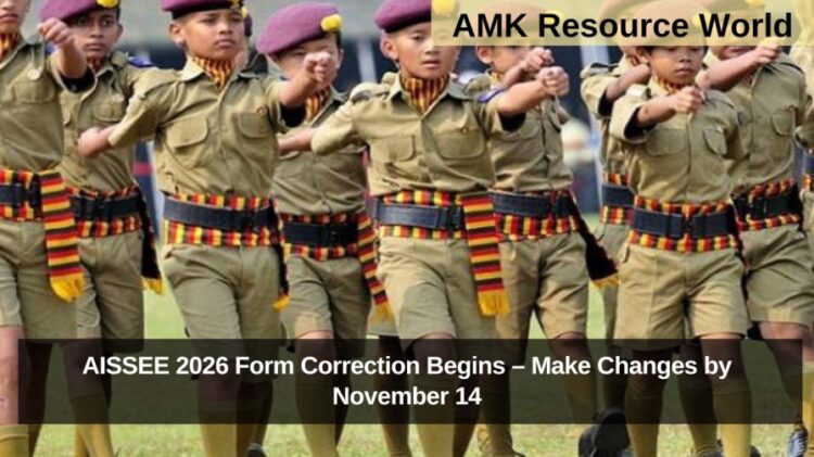 AISSEE 2026 Form Correction Begins – Make Changes by November 14