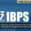 IBPS Issues Advisory on Non-Genuine Scores: New Normative Standards for Flagged Cases Released