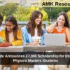 Strathclyde Announces £7,000 Scholarship for International Physics Masters Students
