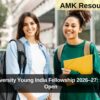 Ashoka University Young India Fellowship 2026–27: Applications Open
