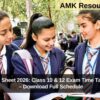 CGBSE Date Sheet 2026: Class 10 & 12 Exam Time Table Released – Download Full Schedule