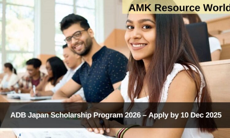 ADB Japan Scholarship Program 2026 – Apply by 10 Dec 2025
