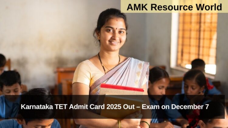 Karnataka TET Admit Card 2025 Out – Exam on December 7,