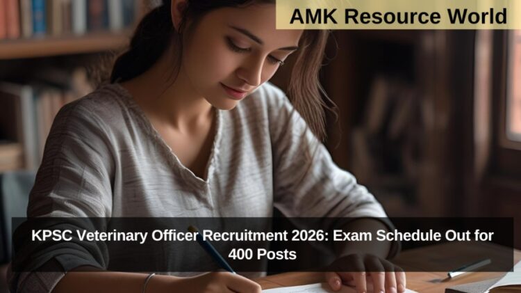 KPSC Veterinary Officer Recruitment 2026: Exam Schedule Out for 400 Posts