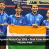 India Wins Squash World Cup 2025 – First Asian Nation to Achieve Historic Feat