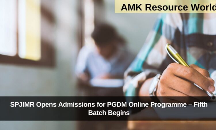 SPJIMR Opens Admissions for PGDM Online Programme – Fifth Batch Begins