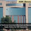 RITES Senior Technical Assistant (Mechanical) Recruitment 2025 – Apply Online for 150 Vacancies
