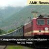 RRB Isolated Category Recruitment 2026 Notification – Apply Online for 311 Posts