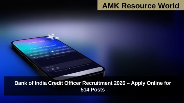 Bank of India Credit Officer Recruitment 2026 – Apply Online for 514 Posts