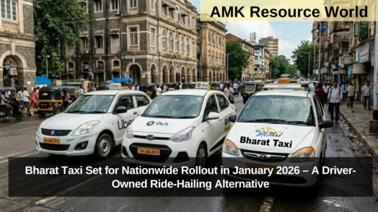 Bharat Taxi Set for Nationwide Rollout in January 2026 – A Driver-Owned Ride-Hailing Alternative