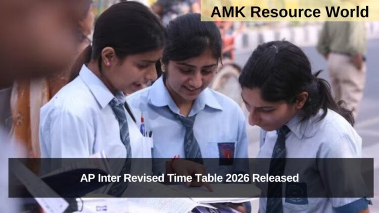 AP Inter Revised Time Table 2026 Released