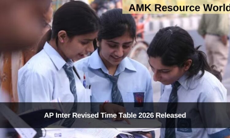 AP Inter Revised Time Table 2026 Released