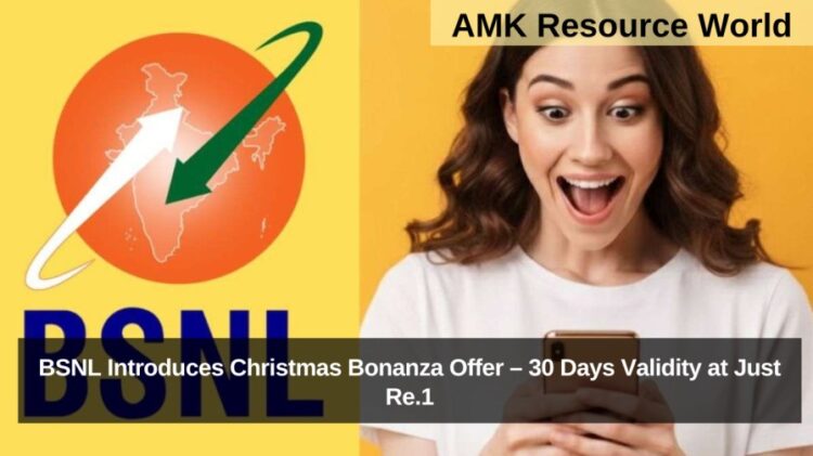 BSNL Introduces Christmas Bonanza Offer – 30 Days Validity at Just Re.1