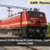 Railways to recruit 22,000 Group D Level 1 Posts, Applications Open January 2026