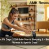 Amazon Get Fit Days 2026 Sale Starts January 1 – Best Deals on Fitness & Sports Gear