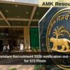 RBI Office Attendant Recruitment 2026 notification out– Apply Online for 572 Posts
